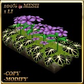 LW_ Caladiums and Periwinkles Planter - Lilac 2 (1 LI)