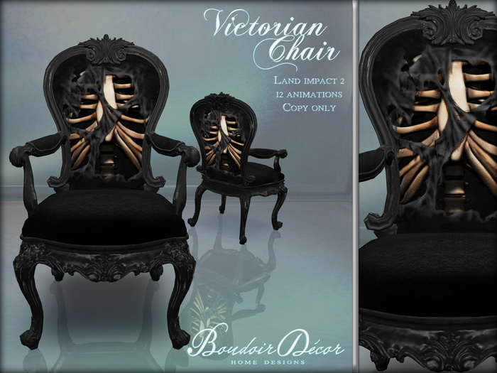 Baroque Chair White/Black