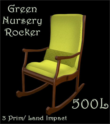 Green Nursery Rocker (boxed)