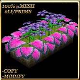 LW_ Potted Coleus Plant Mesh - Blue 1