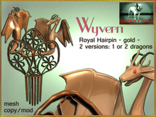 Bliensen + MaiTai - Wyvern - Royal Hairpin - gold