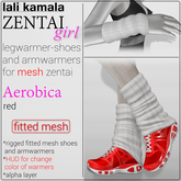 Lali's Mesh Aerobica Shoes Red