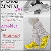 Lali's Mesh Aerobica Shoes Gold