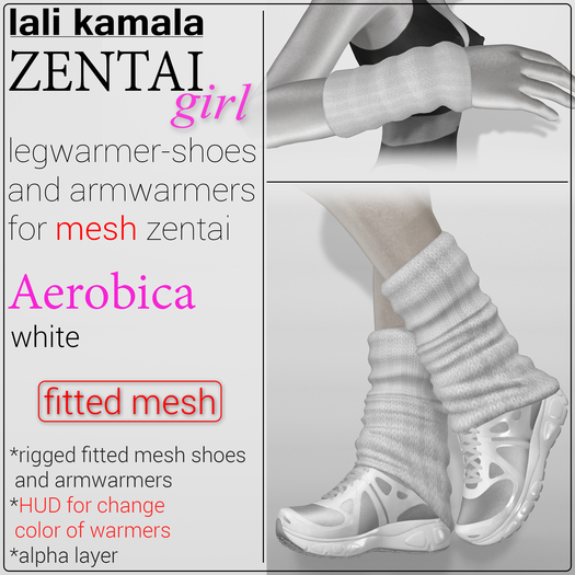 Lali's Mesh Aerobica Shoes White