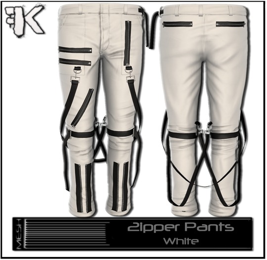 FK! - Black Pants & Blue Braces 