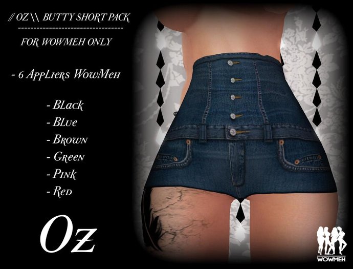 // OZ \\ BUTTY SHORT PACK