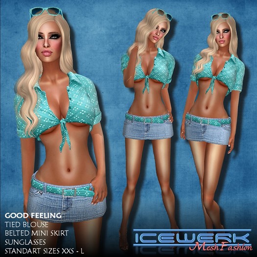 [ICEWERK MESH] Good Feeling - Aqua