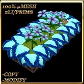 LW_ Potted Coleus Plant Mesh - Blue 1