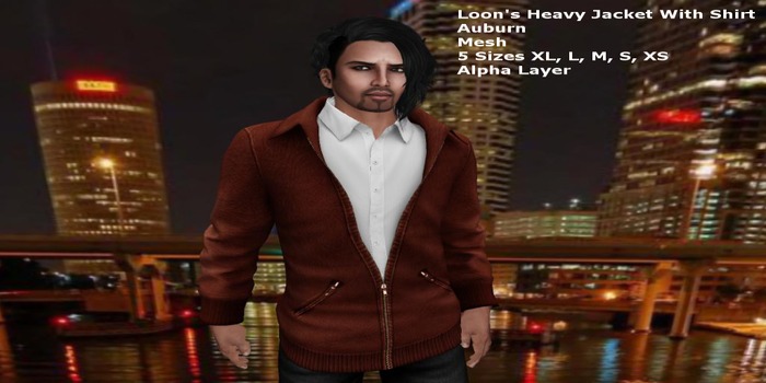 Loon's Heavy Jacket w/Shirt(Auburn) 
