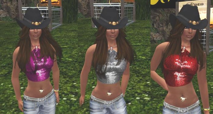 ABBYS PINK SEQUIN TOP