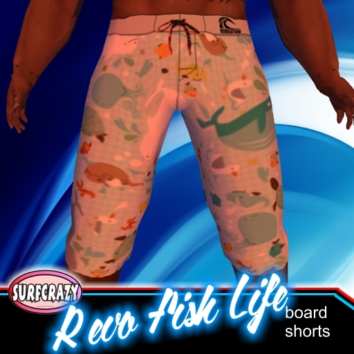 SURFCRAZY REVOLUTION SEALIFE BOARDSHORTS, great gift