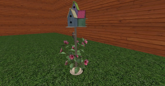 Shabby Chic Triple Bird House