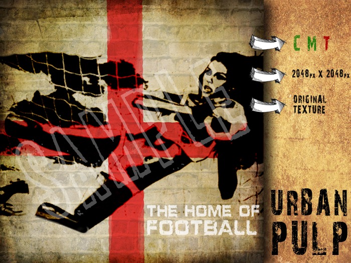 URBAN PULP - World Cup Wall Texture - England