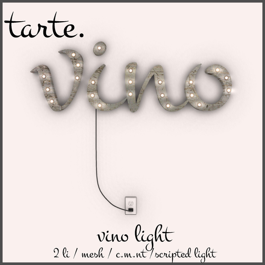 tarte. vino light