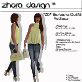 *ZD* Barbara Outfit Yellow