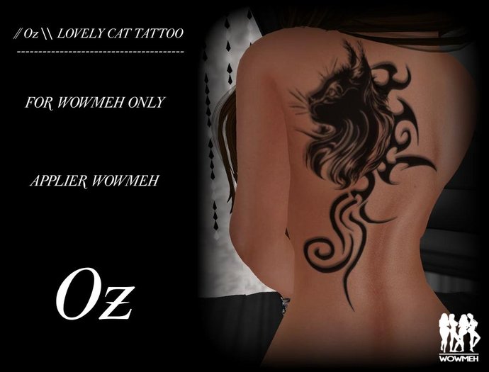 // Oz \\ LOVELY CAT TATTOO