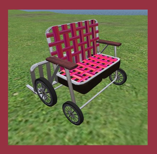 Wingsong Rezzer: Folding Lawn Chair RIDE LITE DB (Tandem) Box