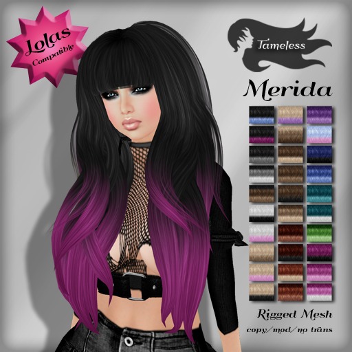 *NEW RELEASE* Tameless Hair Merida (MESH) - Fades