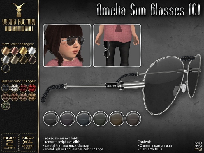YF-Amelia Sun Glasses C (BOX) 1.1