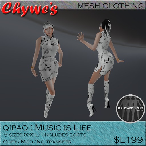 C's: Qipao - Music is Life