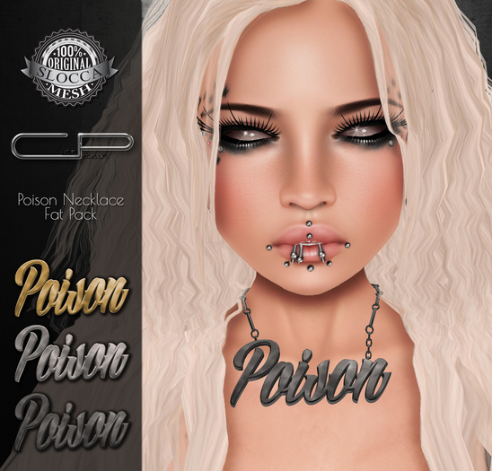 Cute Poison - Poison Necklace Black