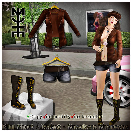 Mini Short - Jacket - Sneakers Shanosas