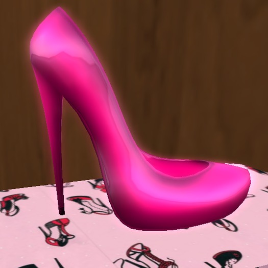 Pink Florescent Patent Heels