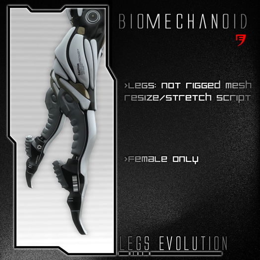 BIOMECHANOID legs evolution