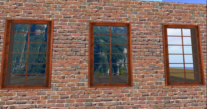 Simple 2 over 6 High Res House Window - Copy Mod Transfer 1744