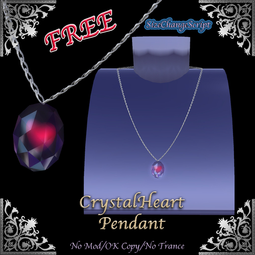 *Miroku*CrystalHeartPendant Free