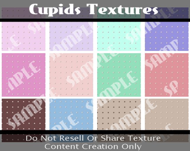 *CUPIDS TEXTURES* 17 Cake Frosted Pearls TEXTURES
