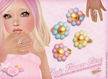  :*BABY*: Cute Flower Ring { MESH }