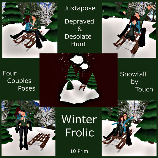 Juxtapose - Winter Frolic Pose Prop  (v)