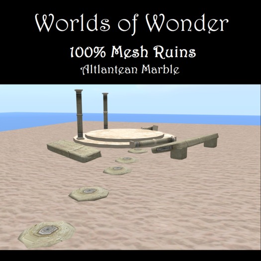 WoW Mesh Ruins Set Marble (CxMxT)