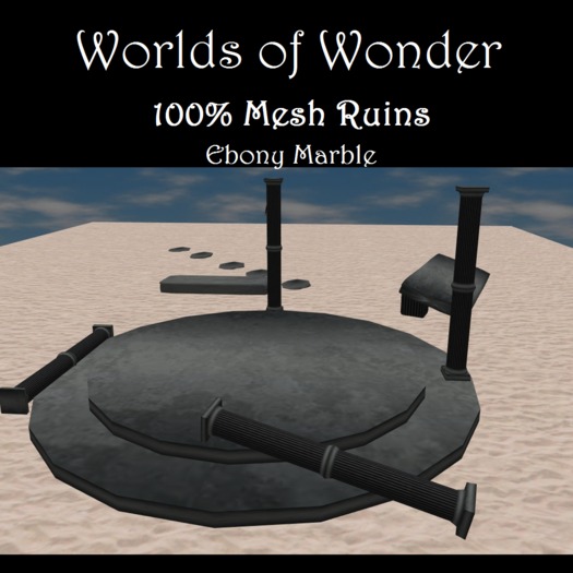 WoW Mesh Ruins Set Marble (CxMxT)