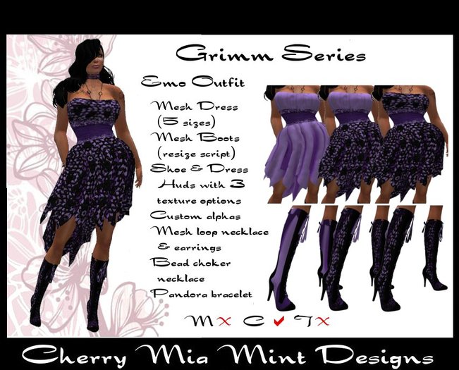 CMD - Grimm Emo Outfit