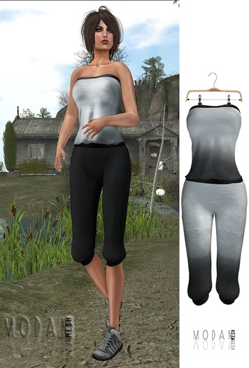 ::M.O.D.A.N.M.E.S.H.::Capri Jumper Grey