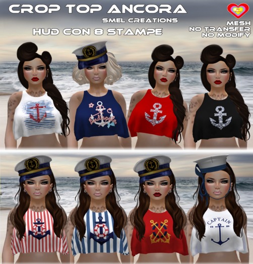 :. Smel Crop Top Ancora