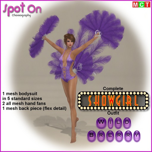 Spot On SHOWGIRL Outfit - Wild Berry - (boxed)