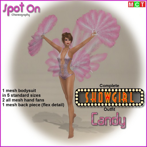 Spot On SHOWGIRL Outfit - Candy - (boxed)