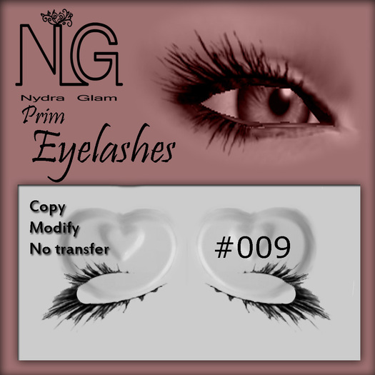 *Nydra Glam* Lashes #009  (Bag)