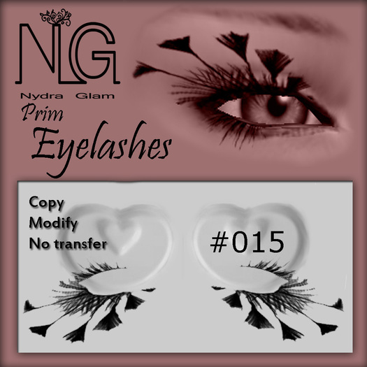 *Nydra Glam* Lashes #015  (Bag)