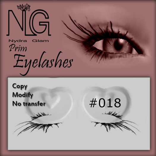 *Nydra Glam* Lashes #018  (Bag)