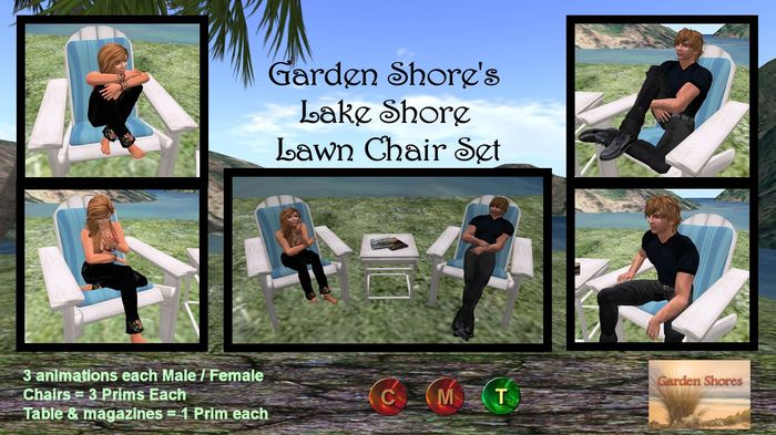 GS Blue Lagoon Umbrella Table Set