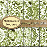 *Wallflowers* Green Chintzware Tiles
