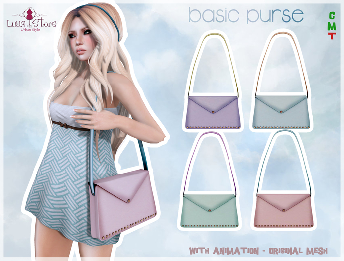 Luas Urban Style - Basic Purse Purple - mesh Bag