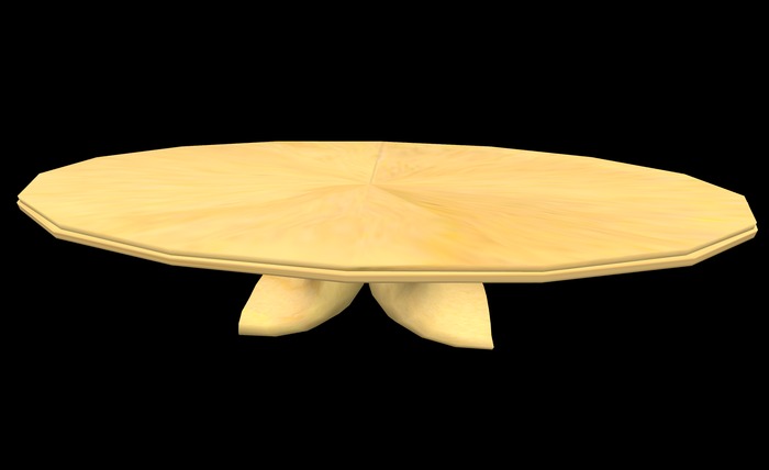 oval coffee table