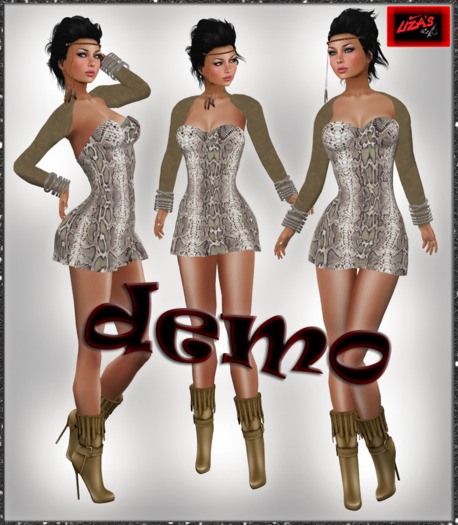 Liza's* Isla DEMO (ONLY MESH DRESS IN DEMO)