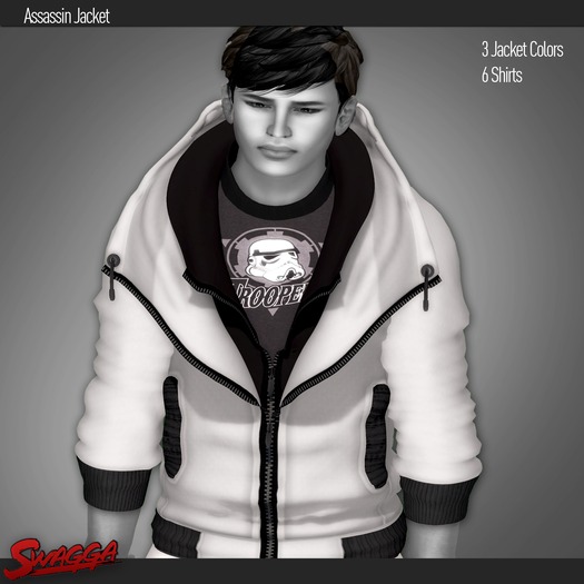 [SWaGGa] MESH Assassin Jacket with Texture HUD