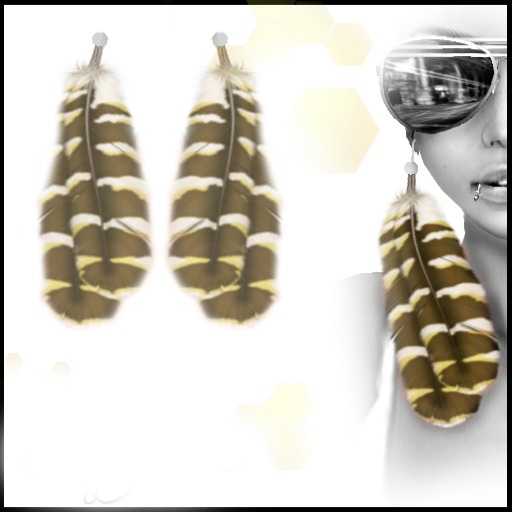 - knit - kytorre feather earrings 7